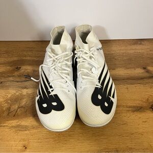 New Balance Cream and Black Athletic Cleats